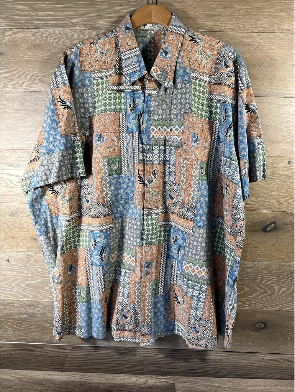 Mirota Batik & Handicraft Surabaya Button Shirt Print Shirt 3XL